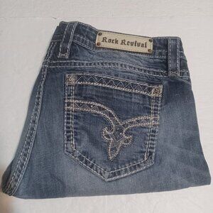 Rock Revival Women's Sherry Bermuda Shorts 34 E8439M21